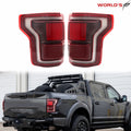 Set of 2 Tail Light Brake Lamps for Ford F150 Raptor (2017–2020) w/Blind Spot LED