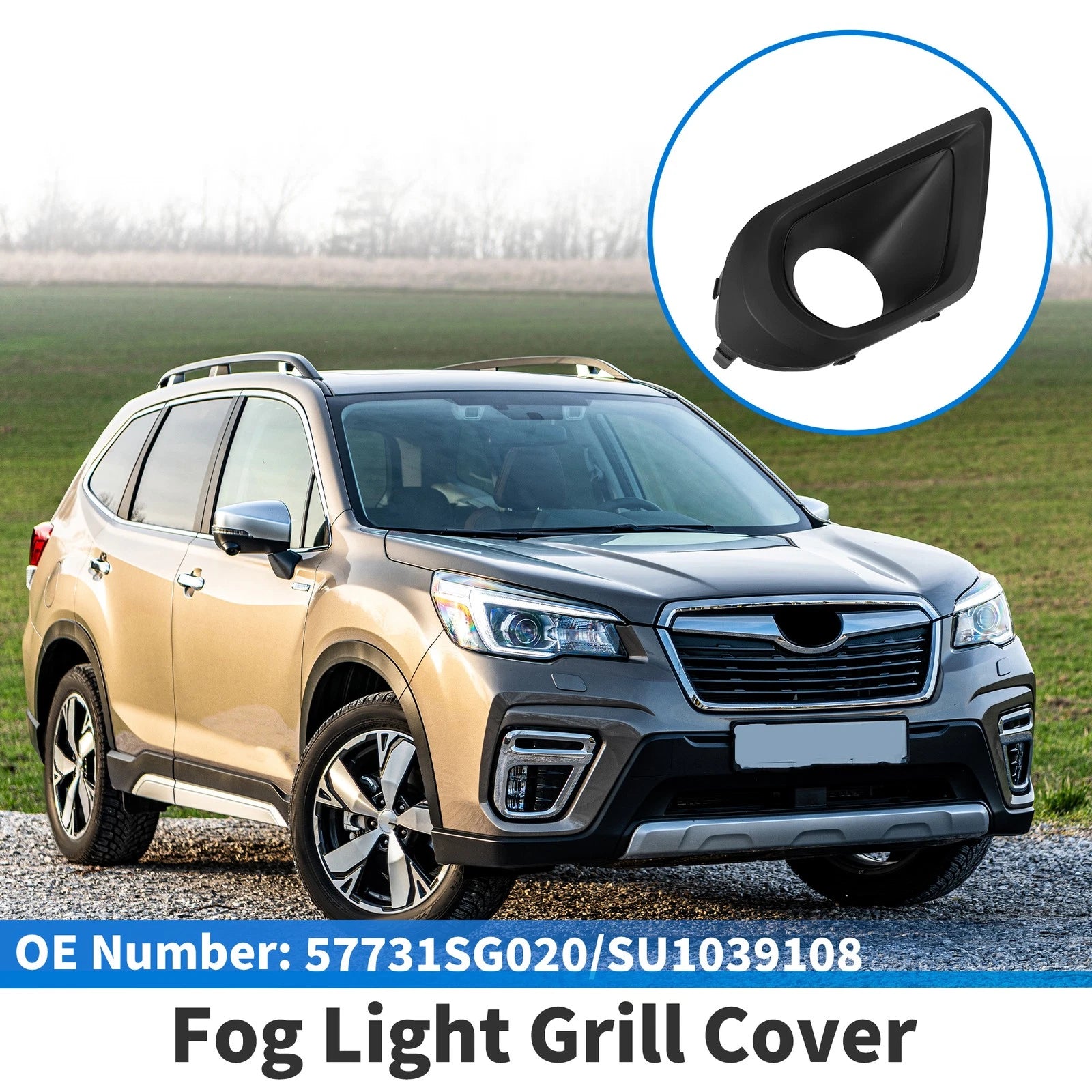 Front Right Fog Light Grill for Subaru Forester (2014–2016) No. 57731SG020 ABS