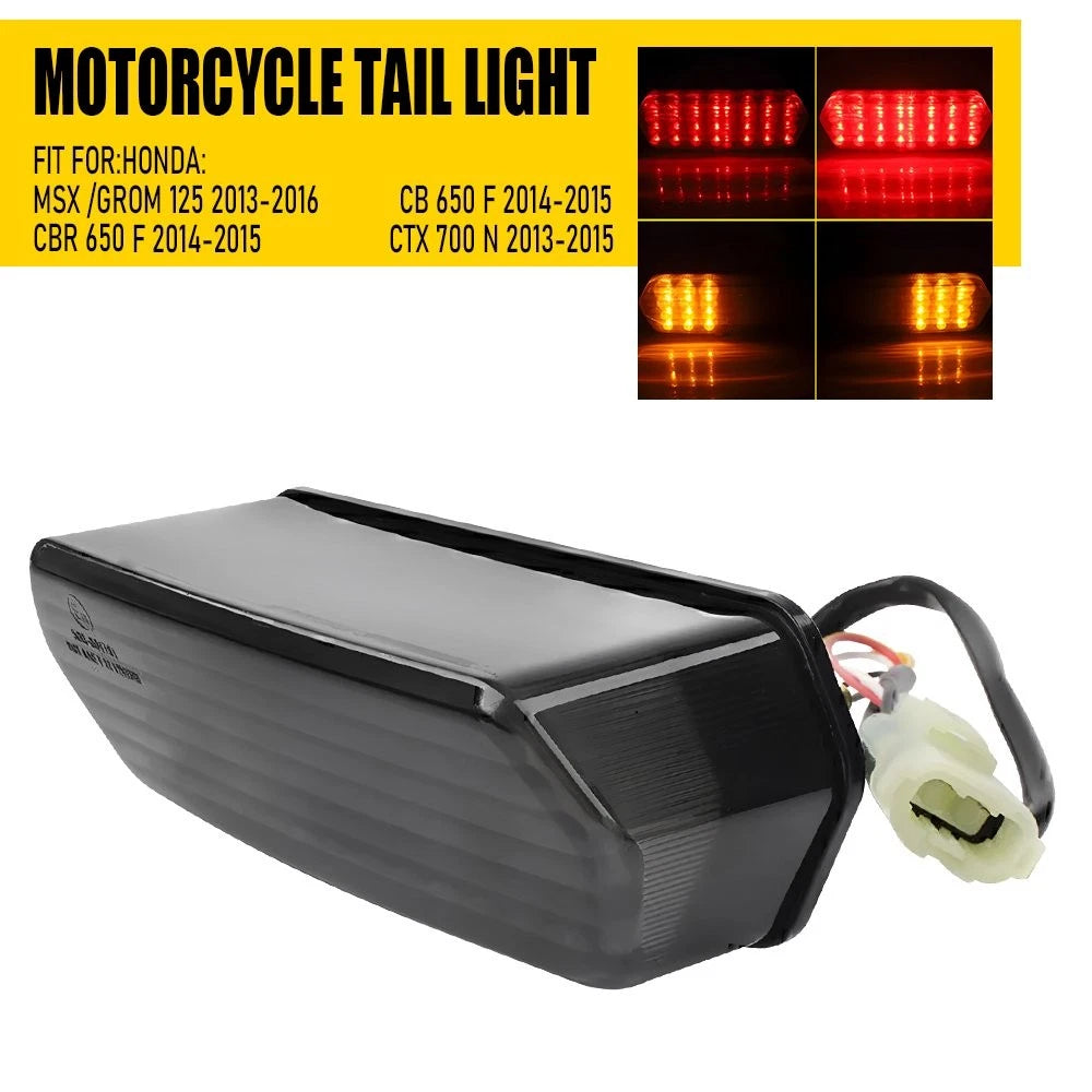 Integrated LED Brake Tail Light Turn Signal for Honda Grom 125 (2013–2016)