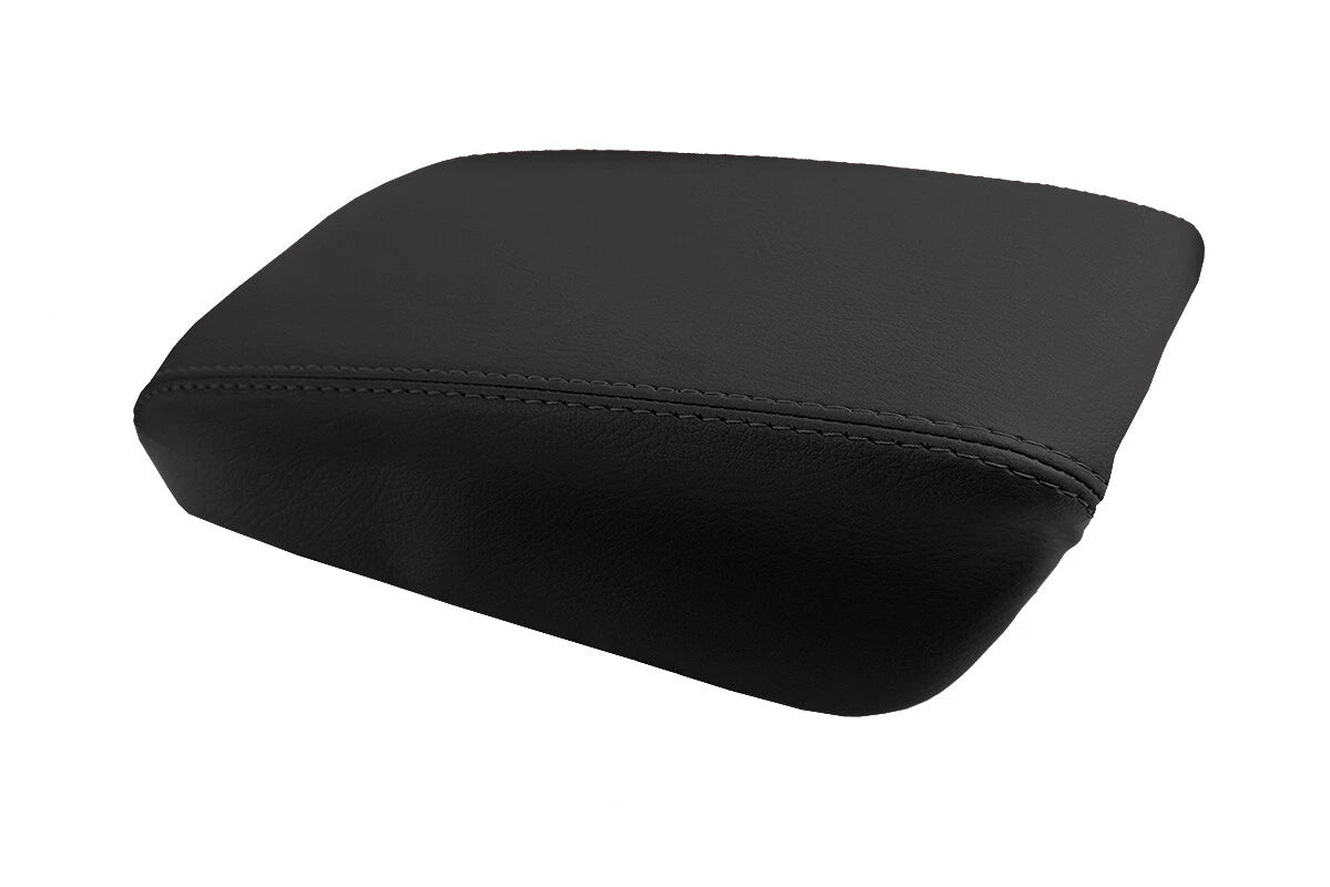 Leather Console Lid Pull Over Armrest Cover for Acura CL (2000–2003) Black