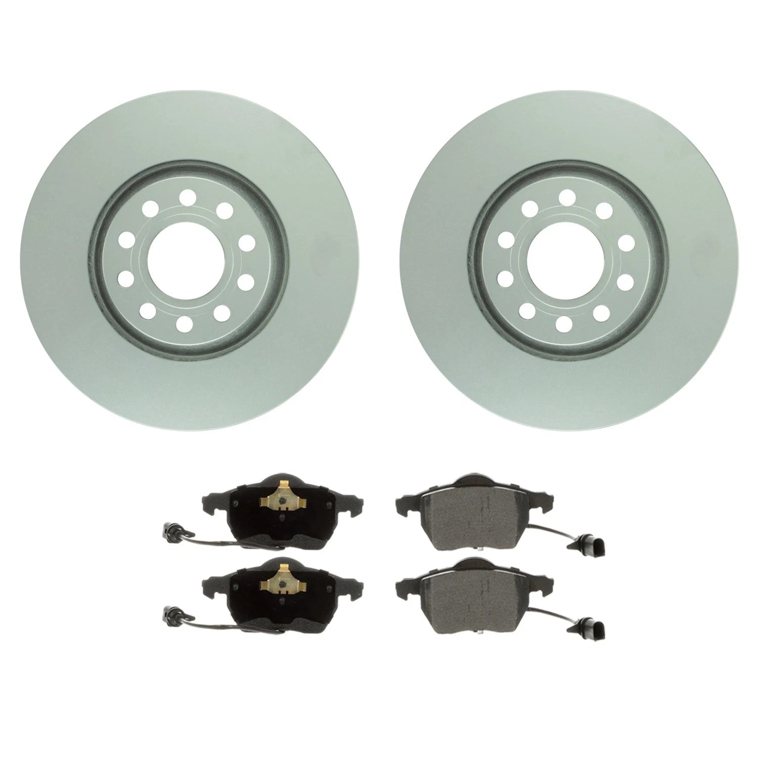 Set of 4 Bosch Quietcast Rotors & Disc Brake Pads for Audi A4 A6 (1996–2005)