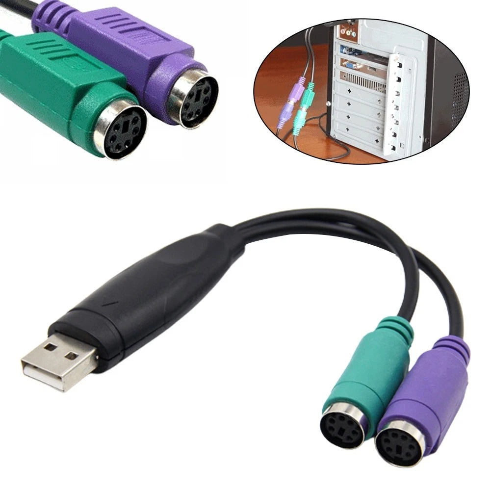 USB to PS/2 Adapter for Workshop (15 cm)