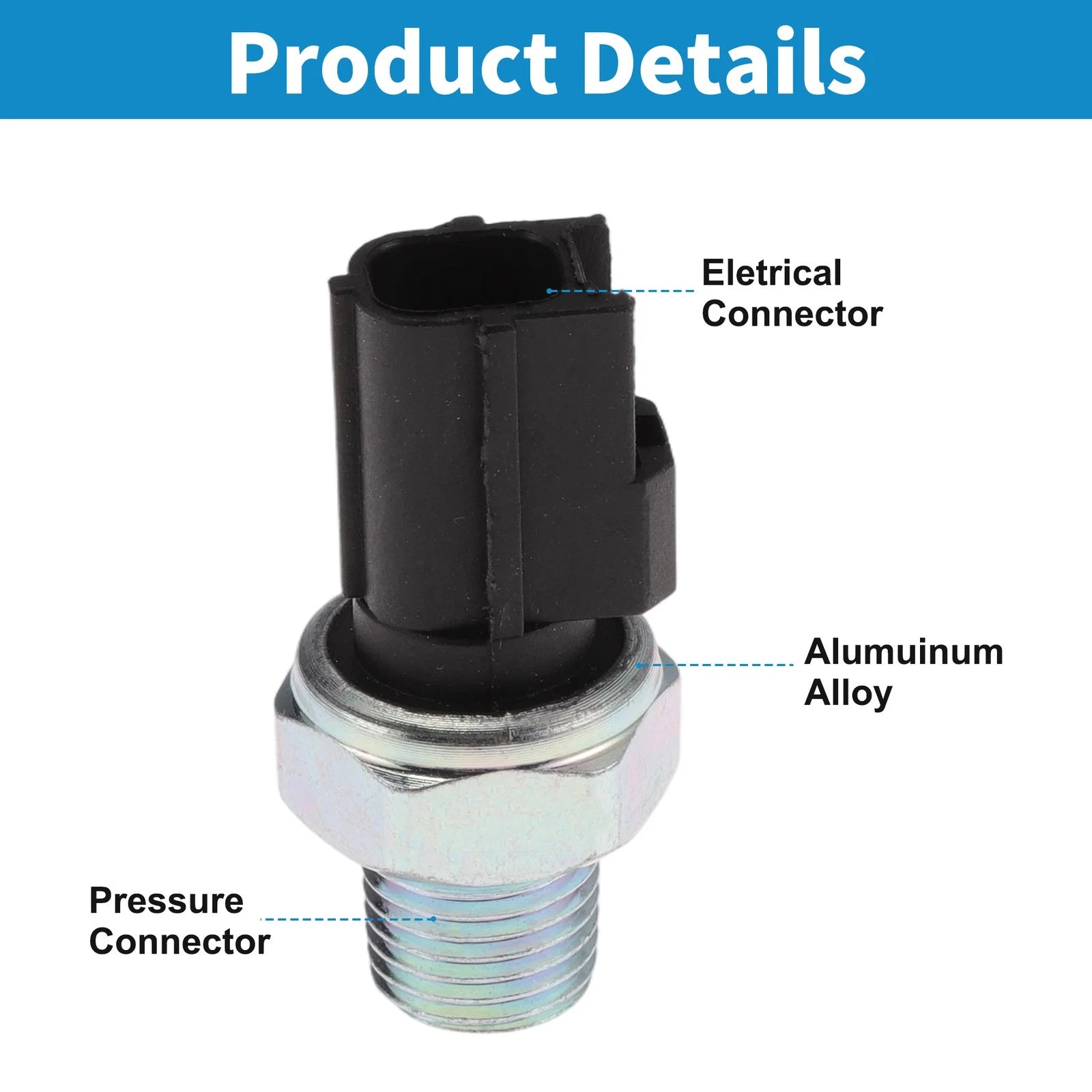 1 Pcs Engine Oil Pressure Sensor No.1U5Z9278A for Ford Escape (2001–2005)