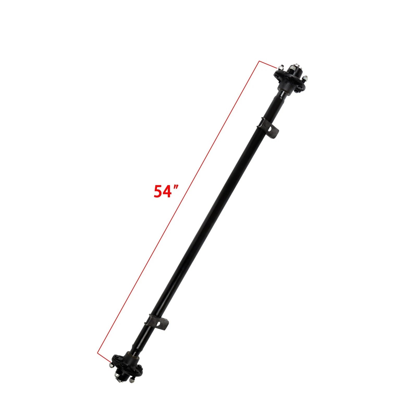 5 Lug Trailer Axle for 2000 lb Trailer (54" Hub Face Pitch)