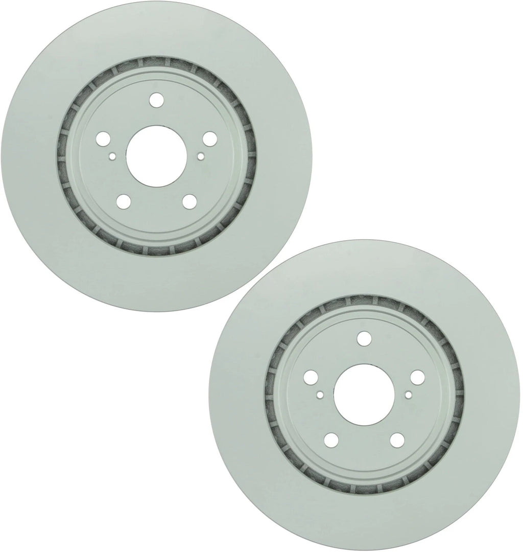 Set of 2 Bosch QuietCast Front Disc Brake Rotors for RX350 Highlander Sienna (2007–2020)