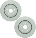 Set of 2 Bosch QuietCast Front Disc Brake Rotors for RX350 Highlander Sienna (2007–2020)