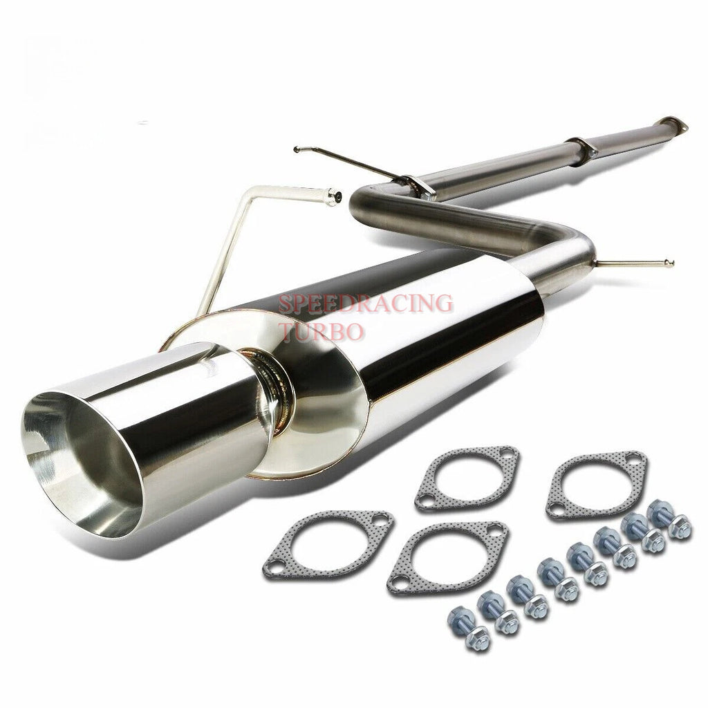 Catback Exhaust System Kit for Mitsubishi Eclipse 2.4L 2006–2009, 4" Muffler Tip