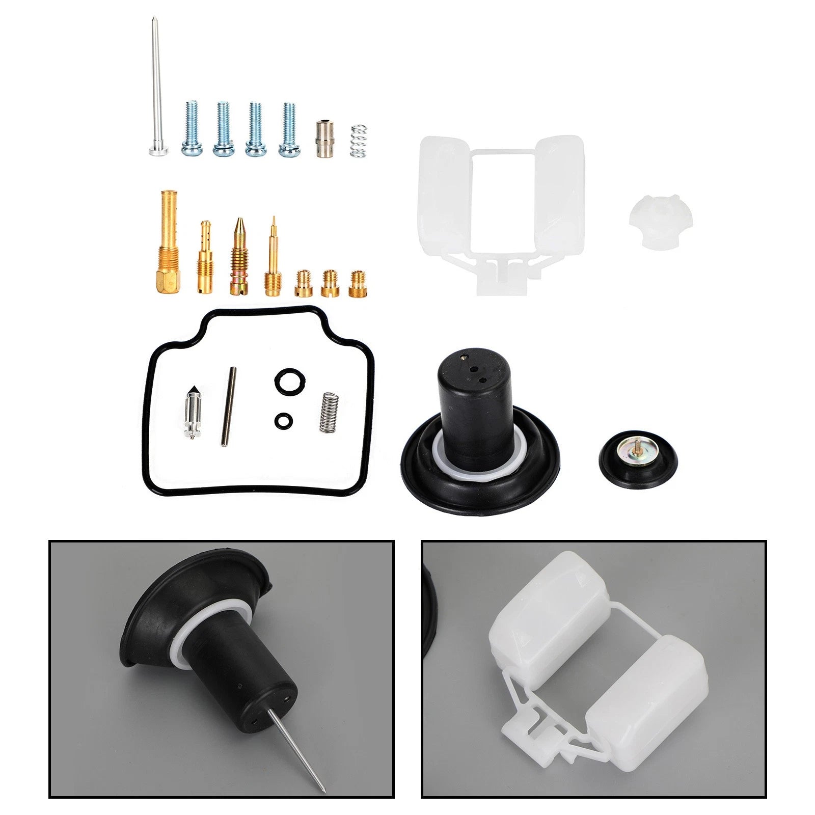 Carburetor Rebuild Kit for Honda CN/CH250 Helix/Fusion 250 (Big Ship 22)