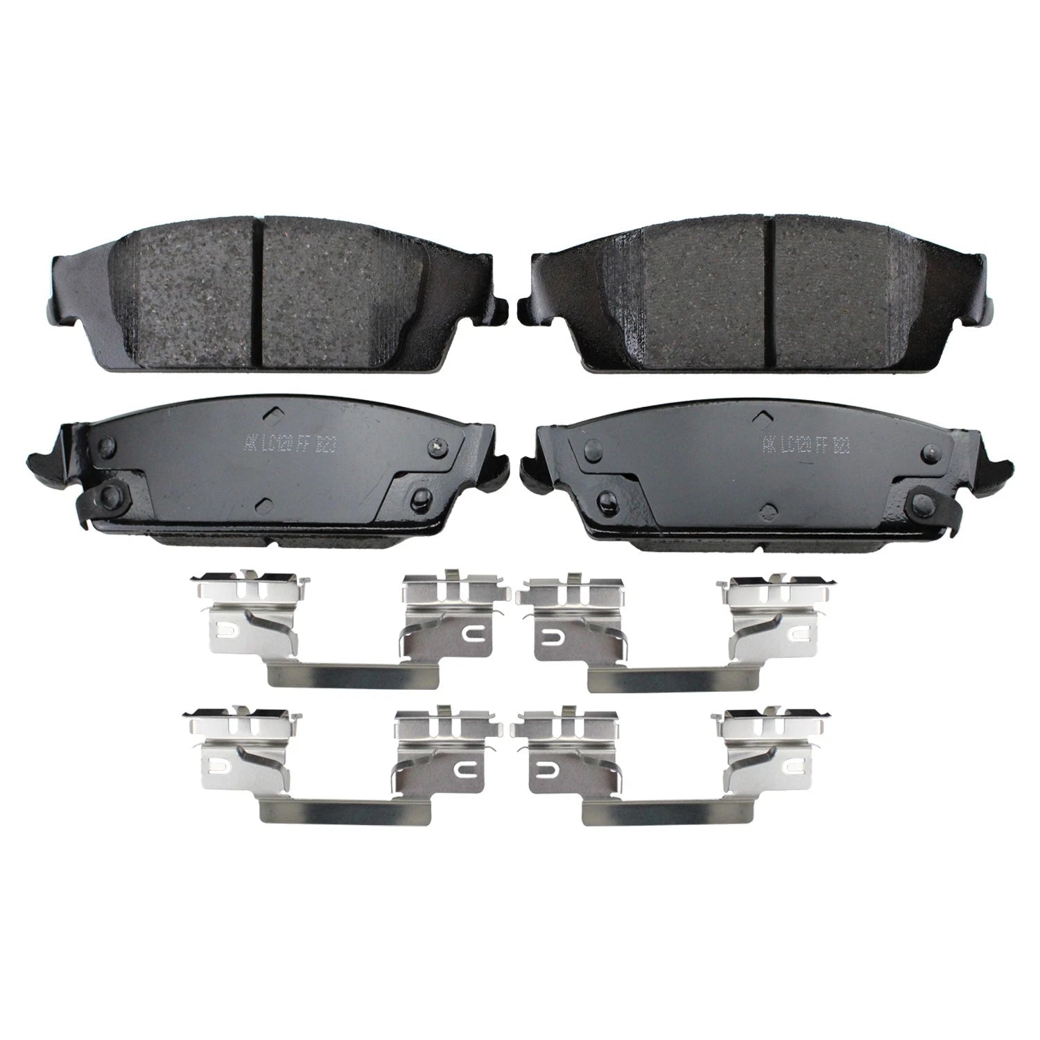DuraGo Rear Rotor & Akebono ProACT Ceramic Disc Brake Pad Kit for Silverado 1500 LD (2014–2018)