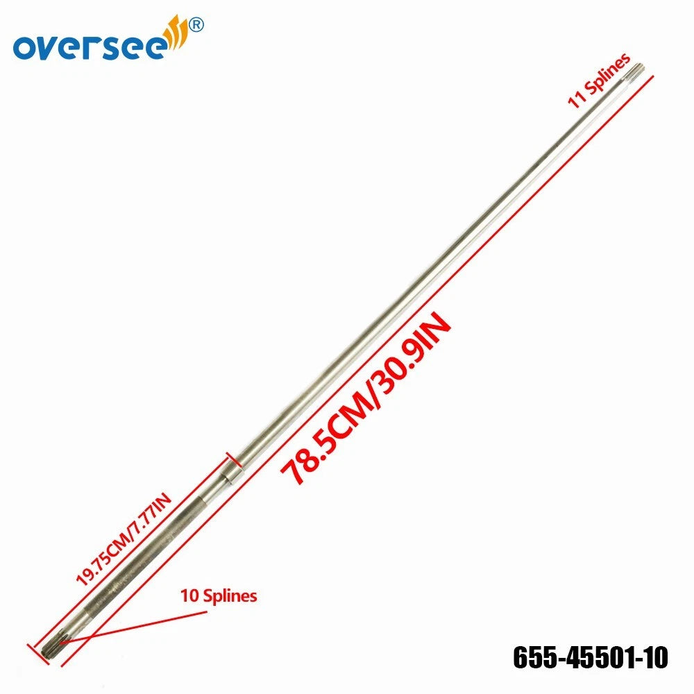 Drive Shaft for Yamaha 8HP Outboard Engine (655-45501-10, 655-45501)
