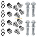 2 Front A Arm Bushing Bearing Seal & Bolt Kit for Suzuki Kawasaki Arctic Cat 400 (2000–2023)