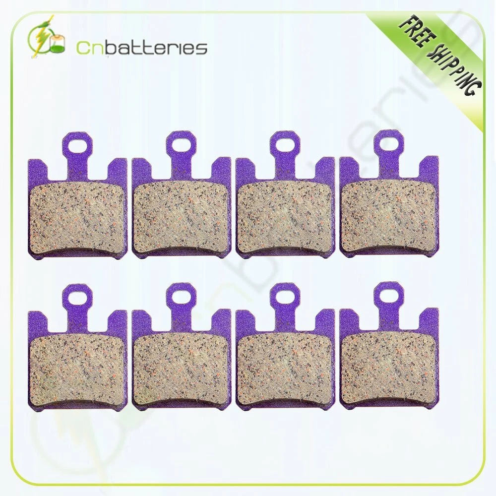 Front Brake Pads for Kawasaki ZX1200B Ninja ZX12R (2004–2005) Carbon Fiber