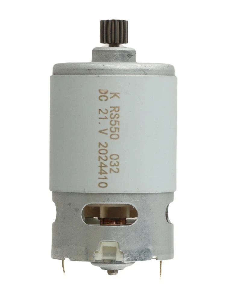 21V DC Motor RS550 28000RPM 14 Teeth Gear for Chain Saw (Compatible Models)