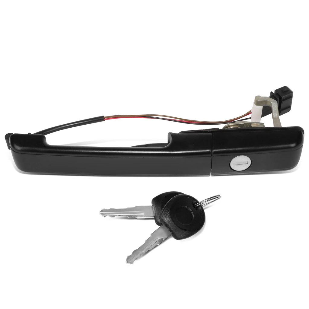 Front Driver Left Door Pull Handle w/ Lock Cylinder+Key for VW Passat (1990–1992)