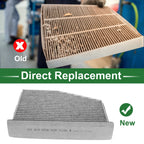 Cabin Air Filter for Audi A3 (8P1) 1.2 TSI (2010–2012) 1 Pc 1K1819669