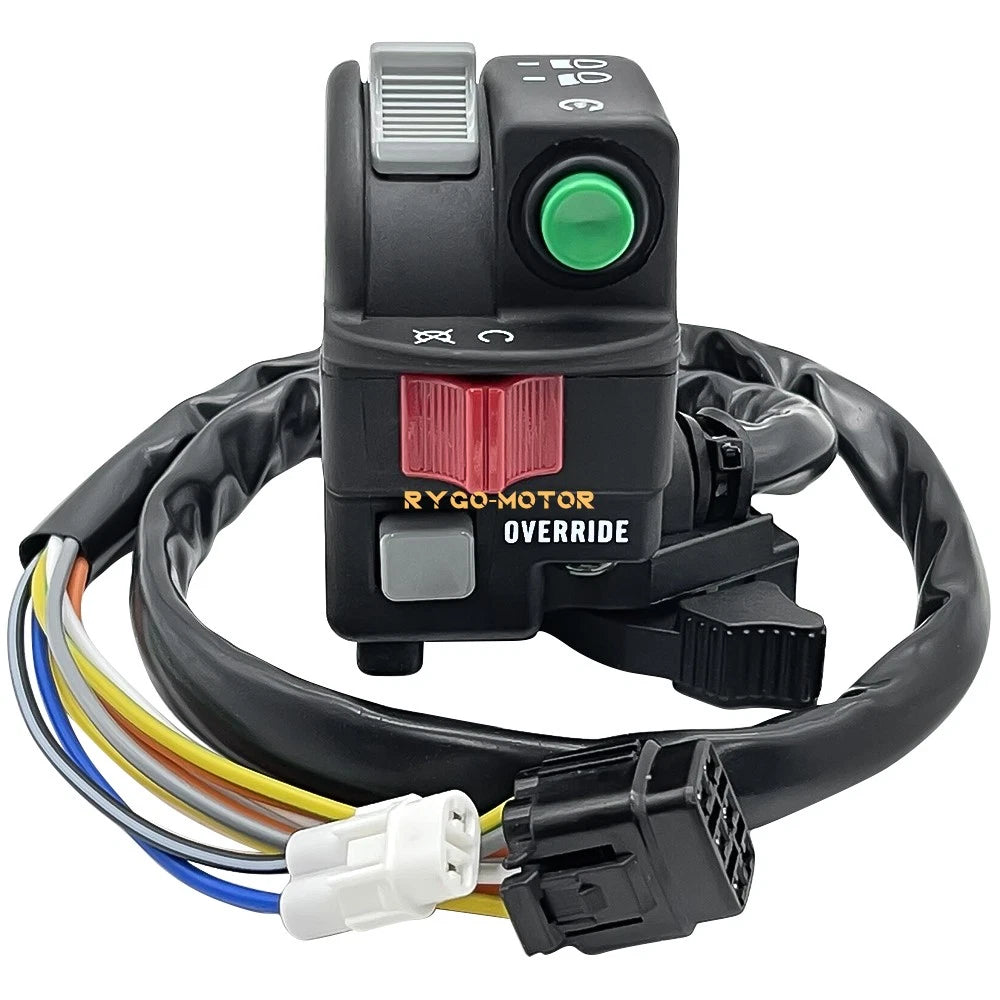 Left Handlebar Start Switch Headlight for Suzuki KingQuad 450 (2007–2010)