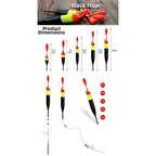 Set of 5 Vertical Fishing Floats for Sea Rod Applications