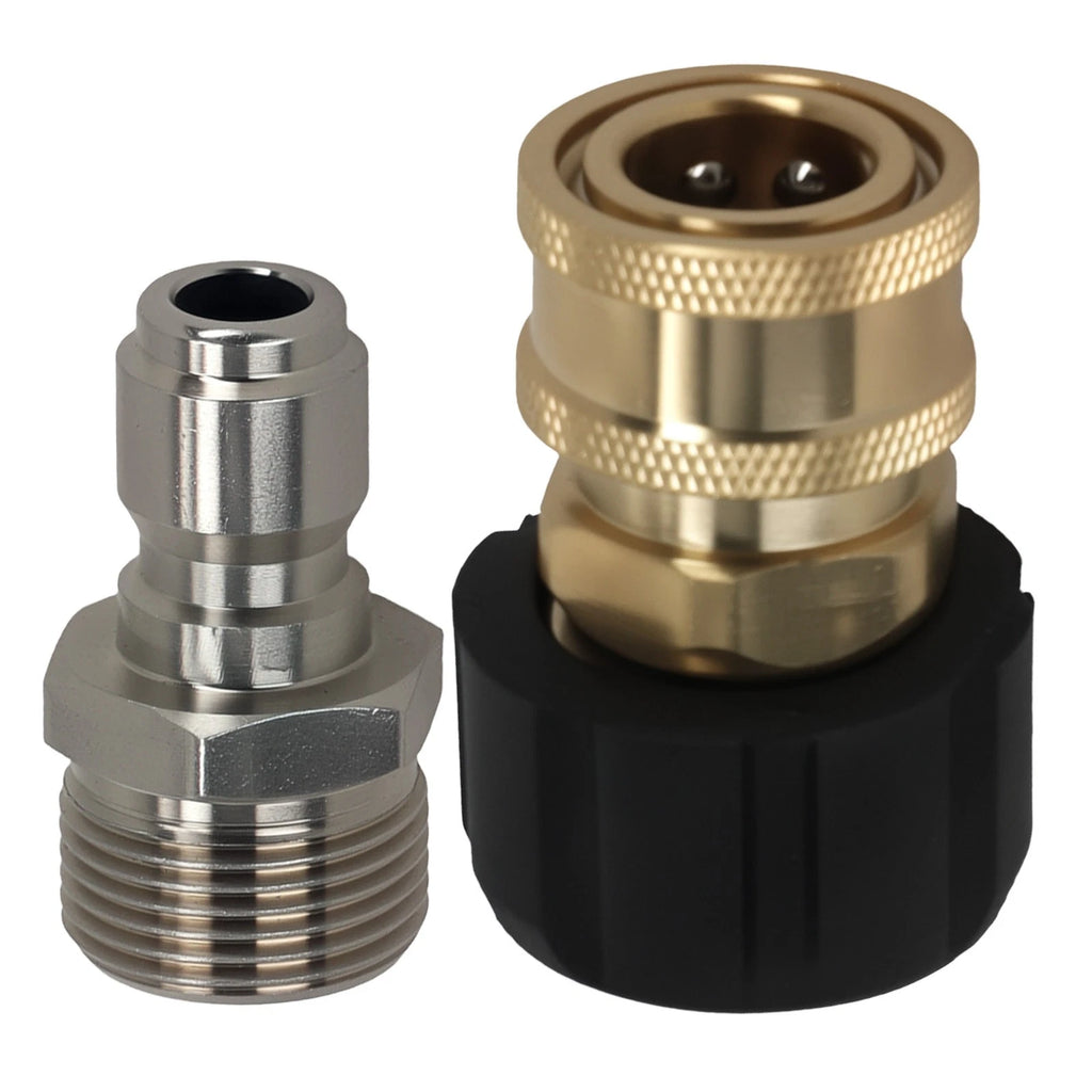 3/8" QC to M22 14mm Pressure Washer Adapter (5000 PSI)