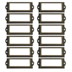 Drawer Cabinet Label Pull Handle 60x24mm (12/48pcs)