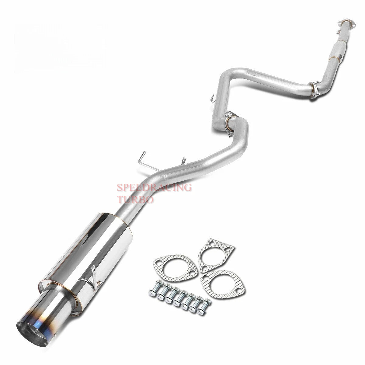 Catback Exhaust System for Mitsubishi Galant 1999–2003 2.4L 4G64 4" Tip