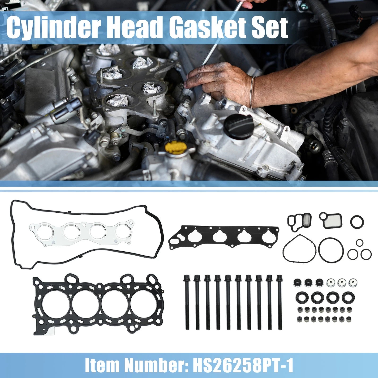 Set of 4 Engine Cylinder Head Gasket for Honda CR-V (2002–2006)