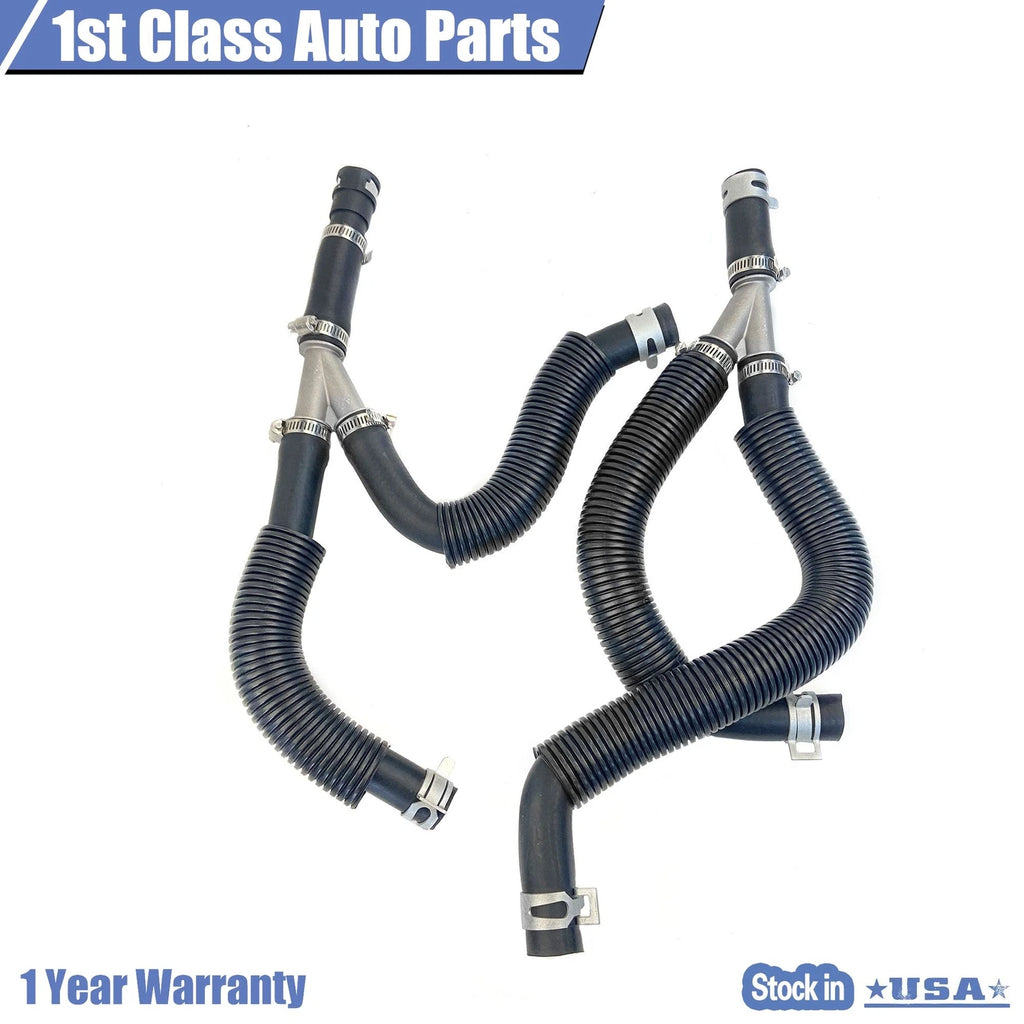 2X Heater Hose Assembly for Volkswagen Routan, Chrysler Town & Country (2009–2012)