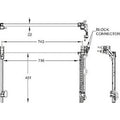 Replacement A/C Condenser Repair Part For 2003-2005 Ford Crown Victoria