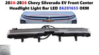 LED Front Center Headlight Light Bar for Chevy Silverado EV (2024–2026) 86281655