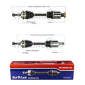 2X Front CV Axle Shafts for Mercedes C240 C280 4Matic AWD (2001–2005)