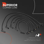 Set of 6 Spark Plug Wire Sets for Ford Ranger Explorer Aerostar (1990–2001)