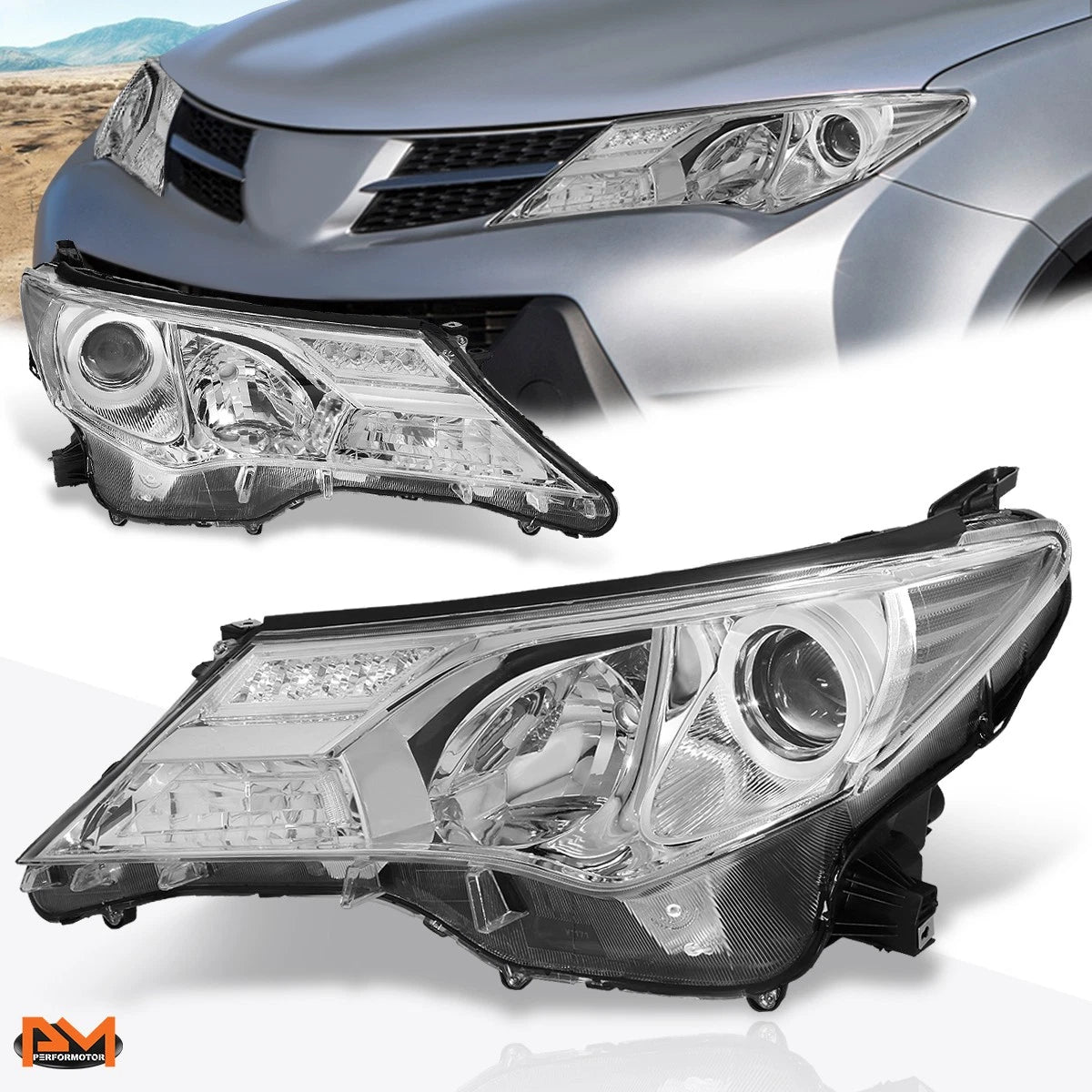 Front Driver Side Fog Light Bezel for Chrysler Town & Country (2011–2016)
