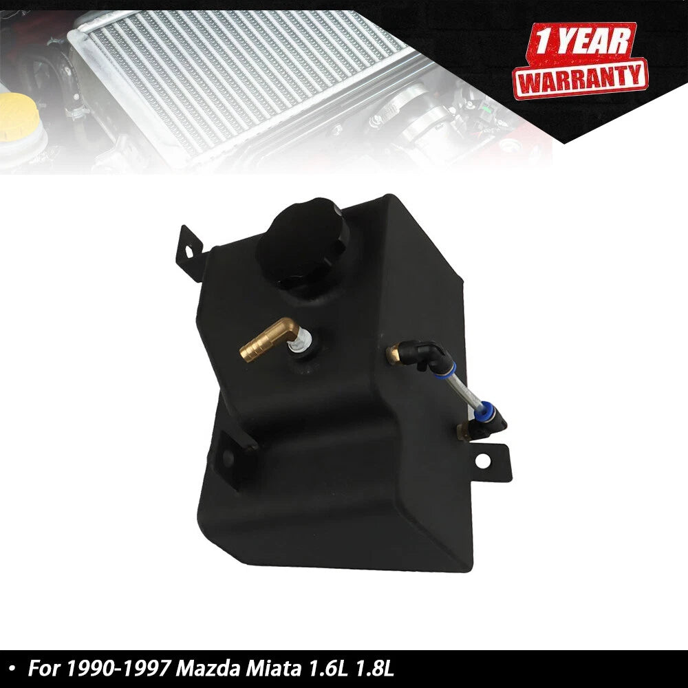 Aluminum Coolant Recovery Overflow Tank for Mazda Miata (1990–1997)