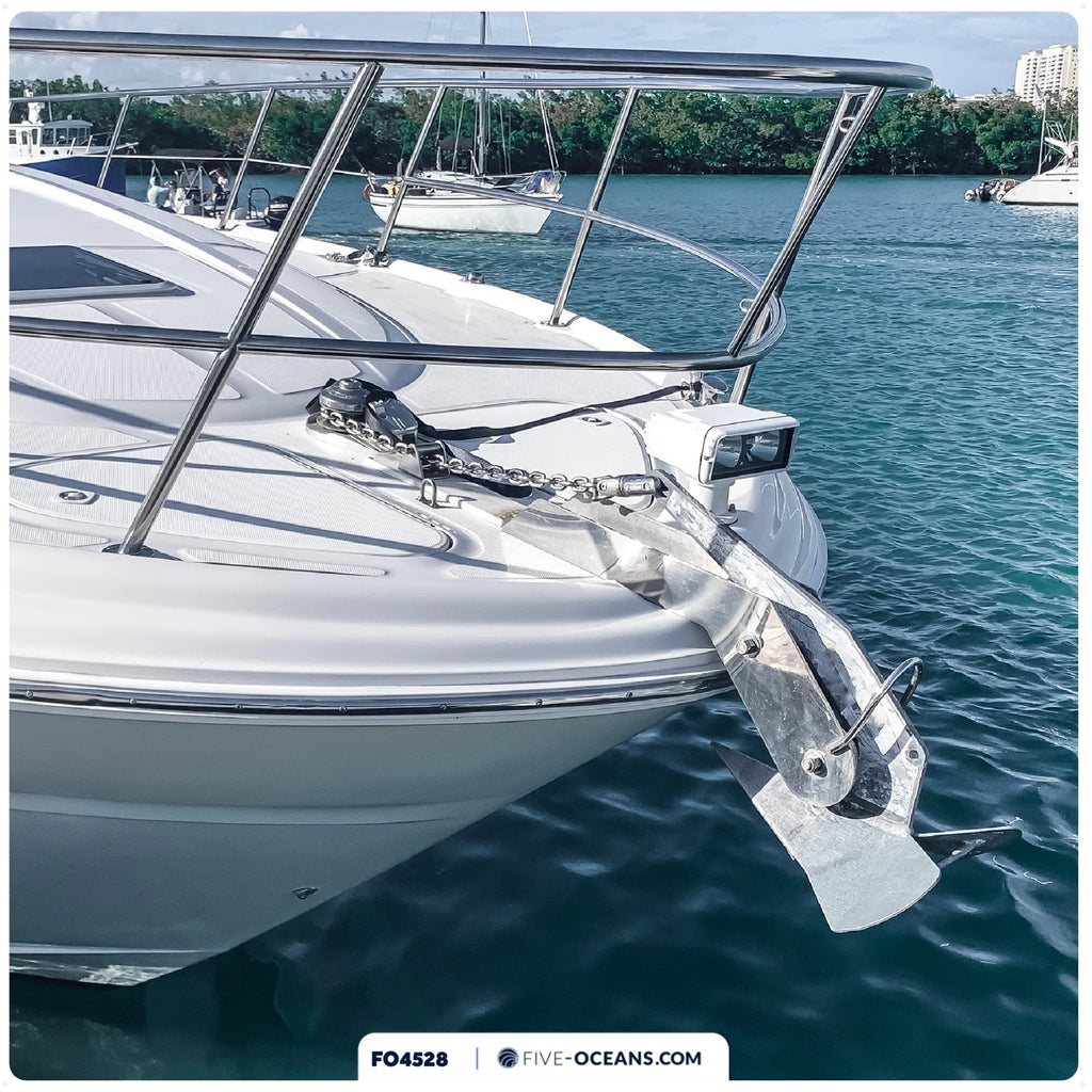 Windlass Anchor Rode 1/2"x200' Rope & 1/4"x15' G4 Chain for Marine Use