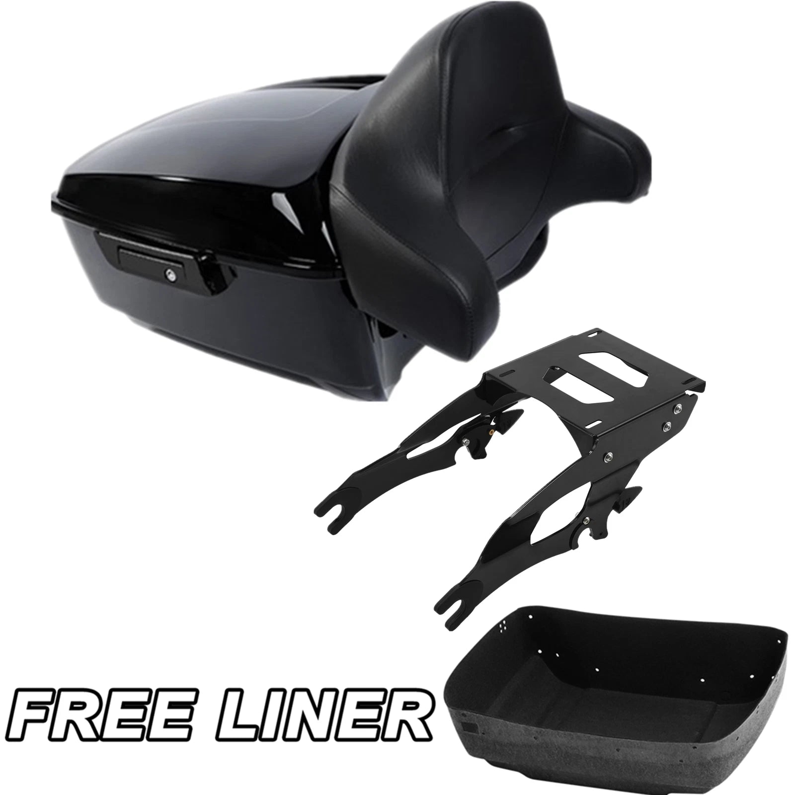 Trunk Backrest Mount Rack for Indian Chieftain Roadmaster (2014–2025)