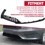 Front Bumper Lower Valance Panel Grill for Ford Focus (2015–2018) F1EZ17626A