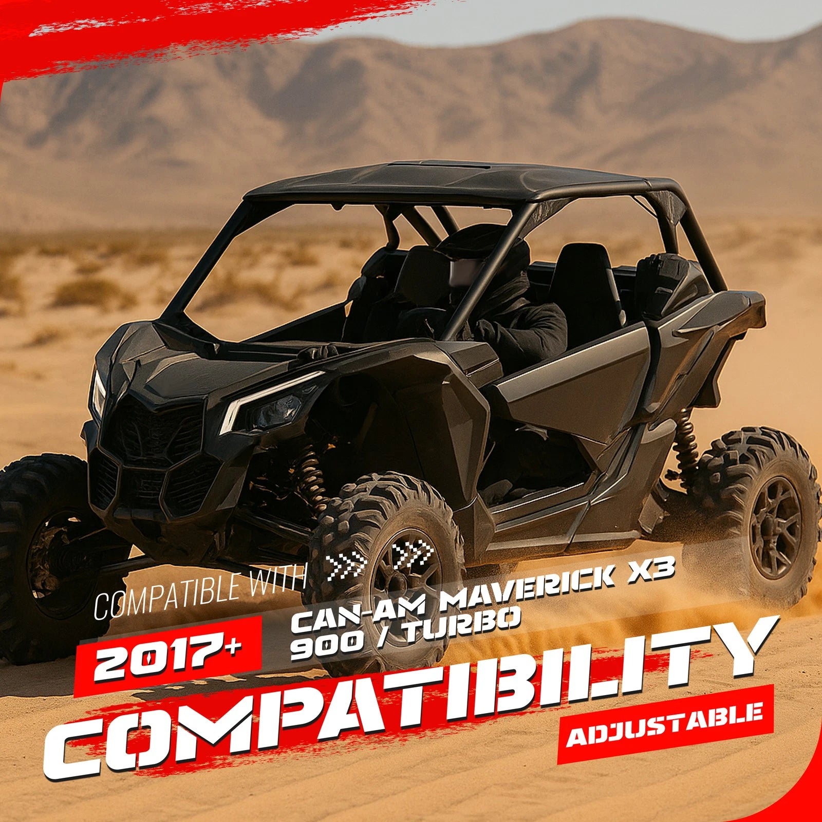 Rear Radius Arms for Can-Am Maverick X3 (2017–2023) - Powder Coated