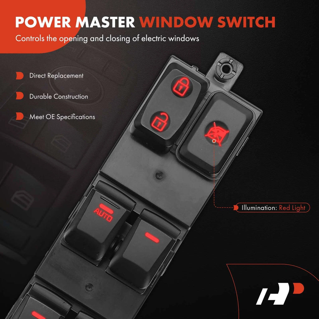 Front Left Power Window Switch for Kia Picanto (2012-2015)