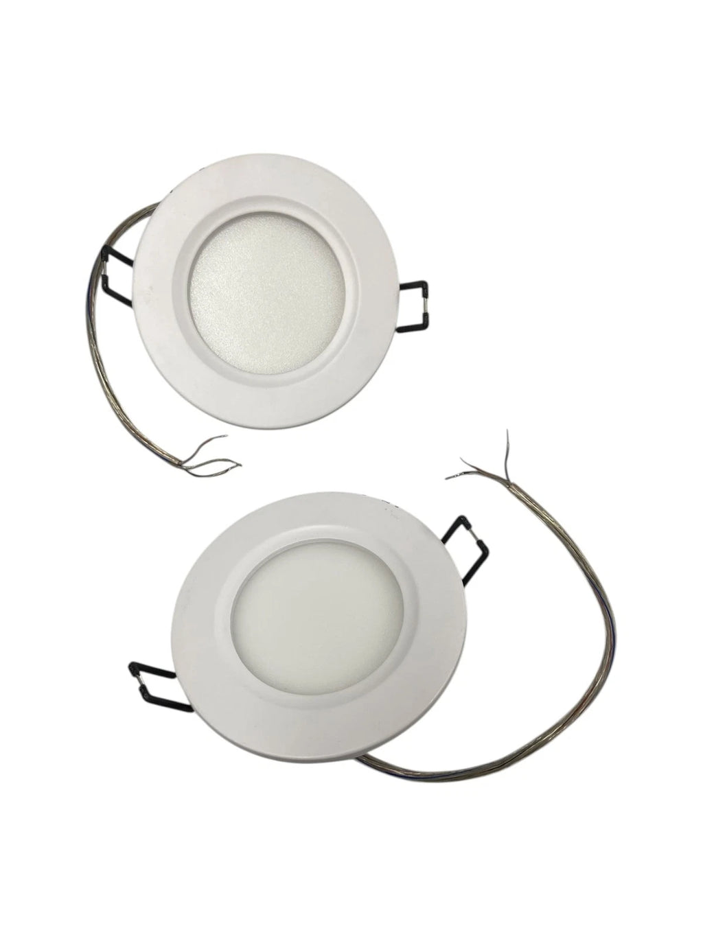 Set of 2 Charon Round 4” Dimming Blue LED Lights for Vista (480301)