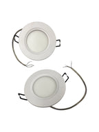 Set of 2 Charon Round 4” Dimming Blue LED Lights for Vista (480301)