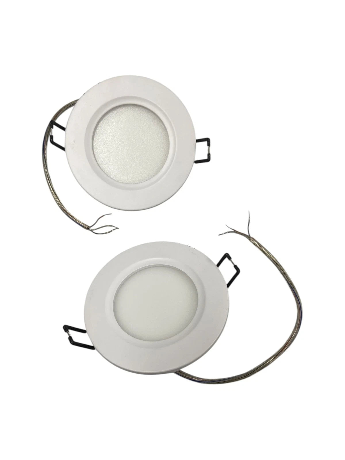 Set of 2 Charon Round 4” Dimming Blue LED Lights for Vista (480301)