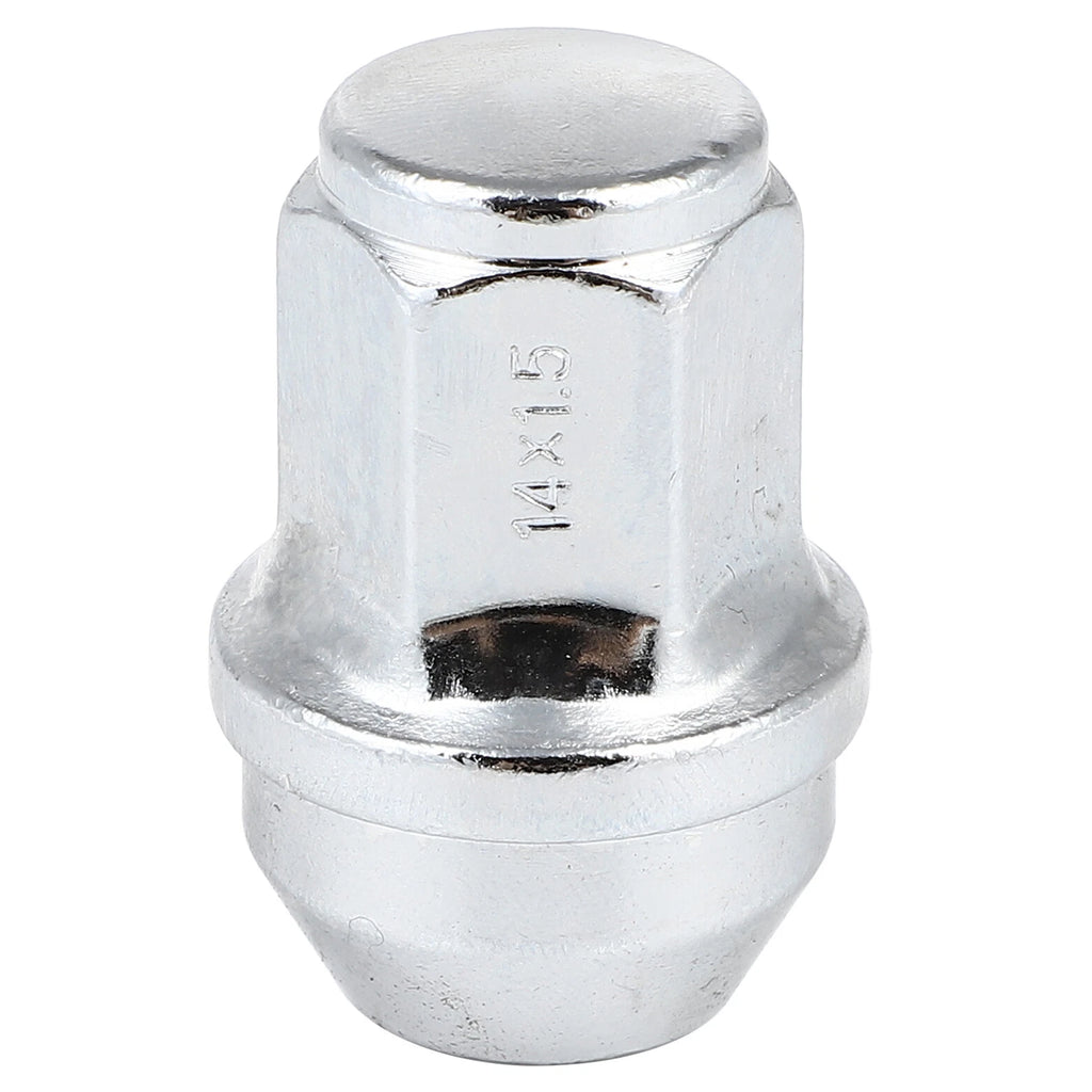 Set of 24 Bulge Acorn Lug Nuts 14x1.5 Chrome for Ford F150 Expedition