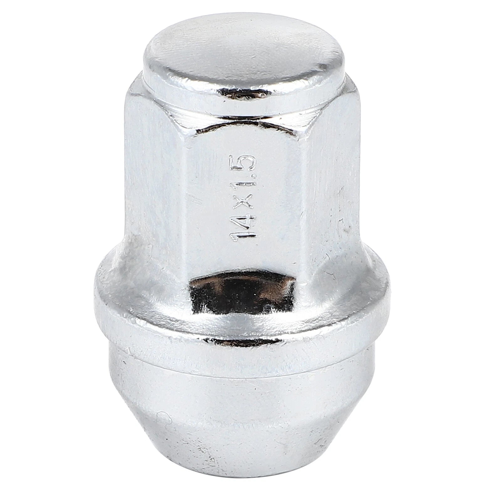 Set of 24 Bulge Acorn Lug Nuts 14x1.5 Chrome for Ford F150 Expedition
