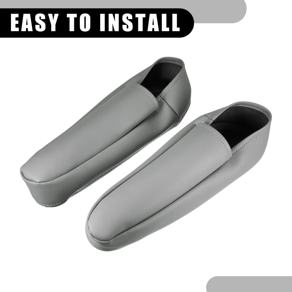 1 Pair Center Console Seat Armrest Cover for Toyota Sequoia (2001–2007) Gray