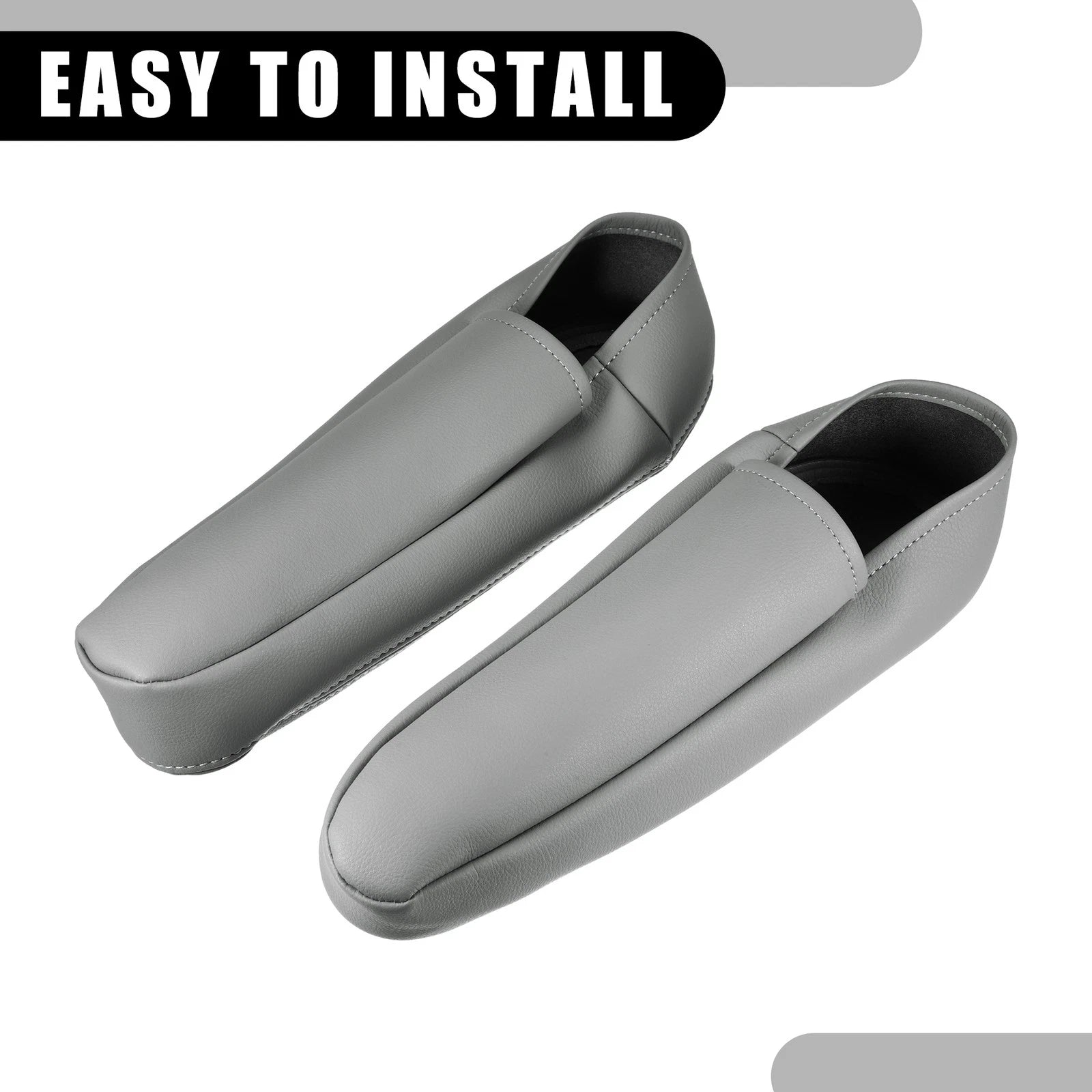 1 Pair Center Console Seat Armrest Cover for Toyota Sequoia (2001–2007) Gray