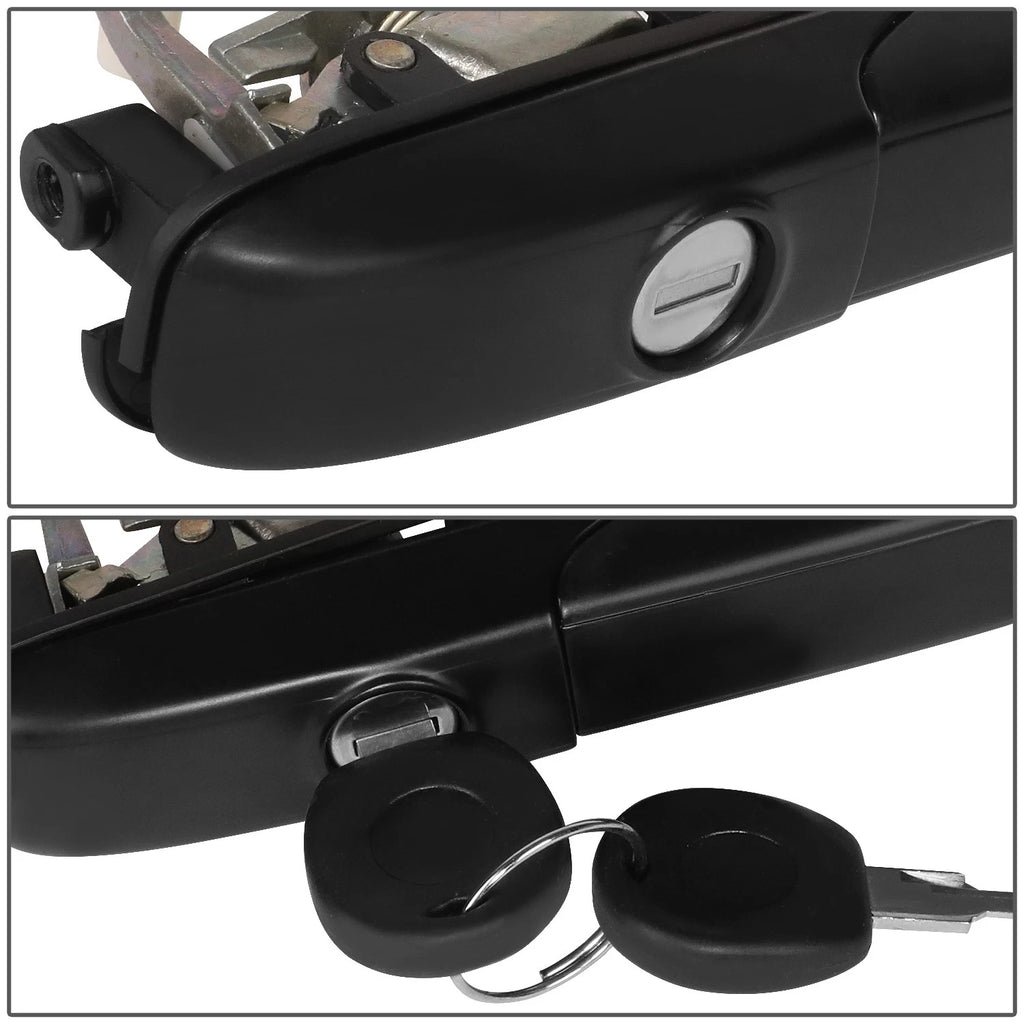 Front Passenger Right Door Pull Handle w/ Lock Cylinder+Key for VW Passat (1990–1992)