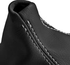 Leather Automatic Shift Boot Cover for BMW E81 E82 E87 (2004–2013) Gray Stitch