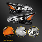 2X Full LED DRL Headlights for Nissan Altima (2023–2024)