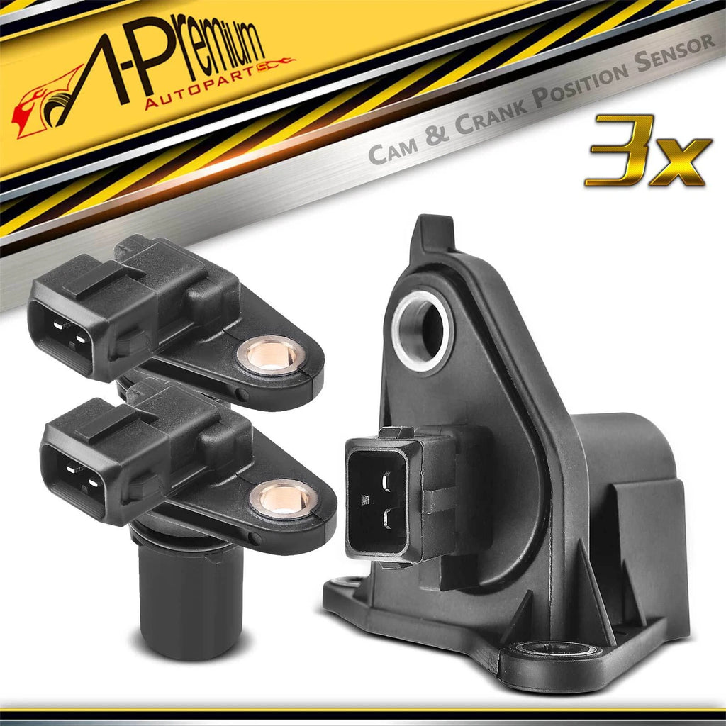 Crankshaft & 2X Camshaft Position Sensors for Ford Explorer (1997–2010)
