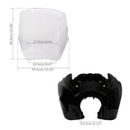 Front Fairing with 15" Clear Windshield for Harley Dyna Wide Glide (2006–2017)