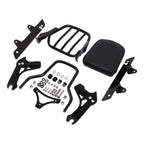Sissy Bar Backrest Luggage Rack for Harley Dyna Low Rider (2006–2017)